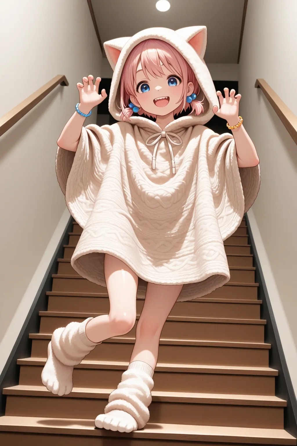 猫耳ポンチョなアカリちゃん