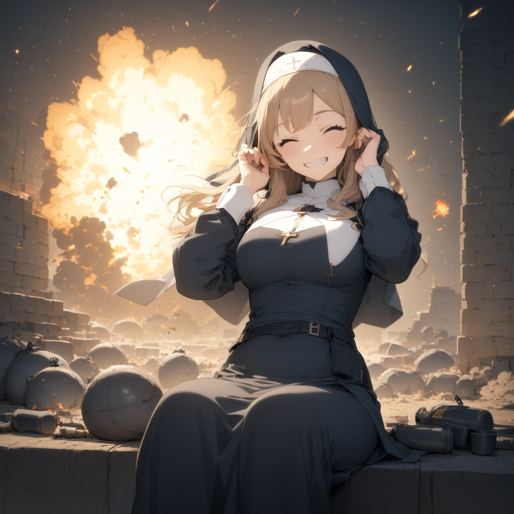 炸薬量間違えちゃったテヘ☆ | の人気AIイラスト・グラビア