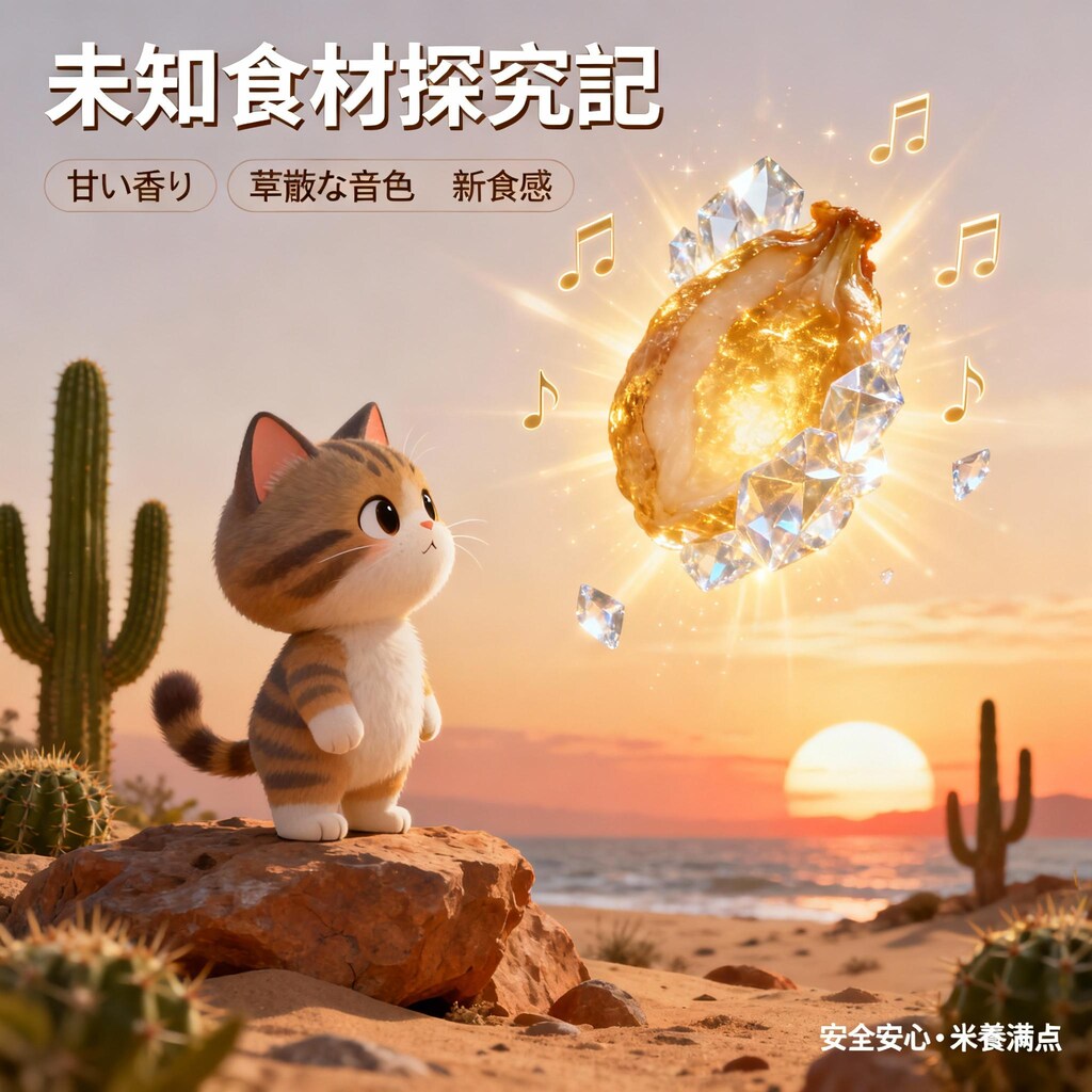 ねこさまの未知食材探究記