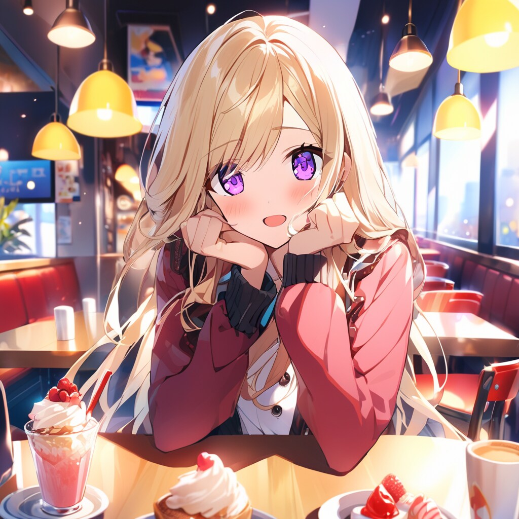 金髪アイドルとお忍びデート16 | の人気AIイラスト・グラビア