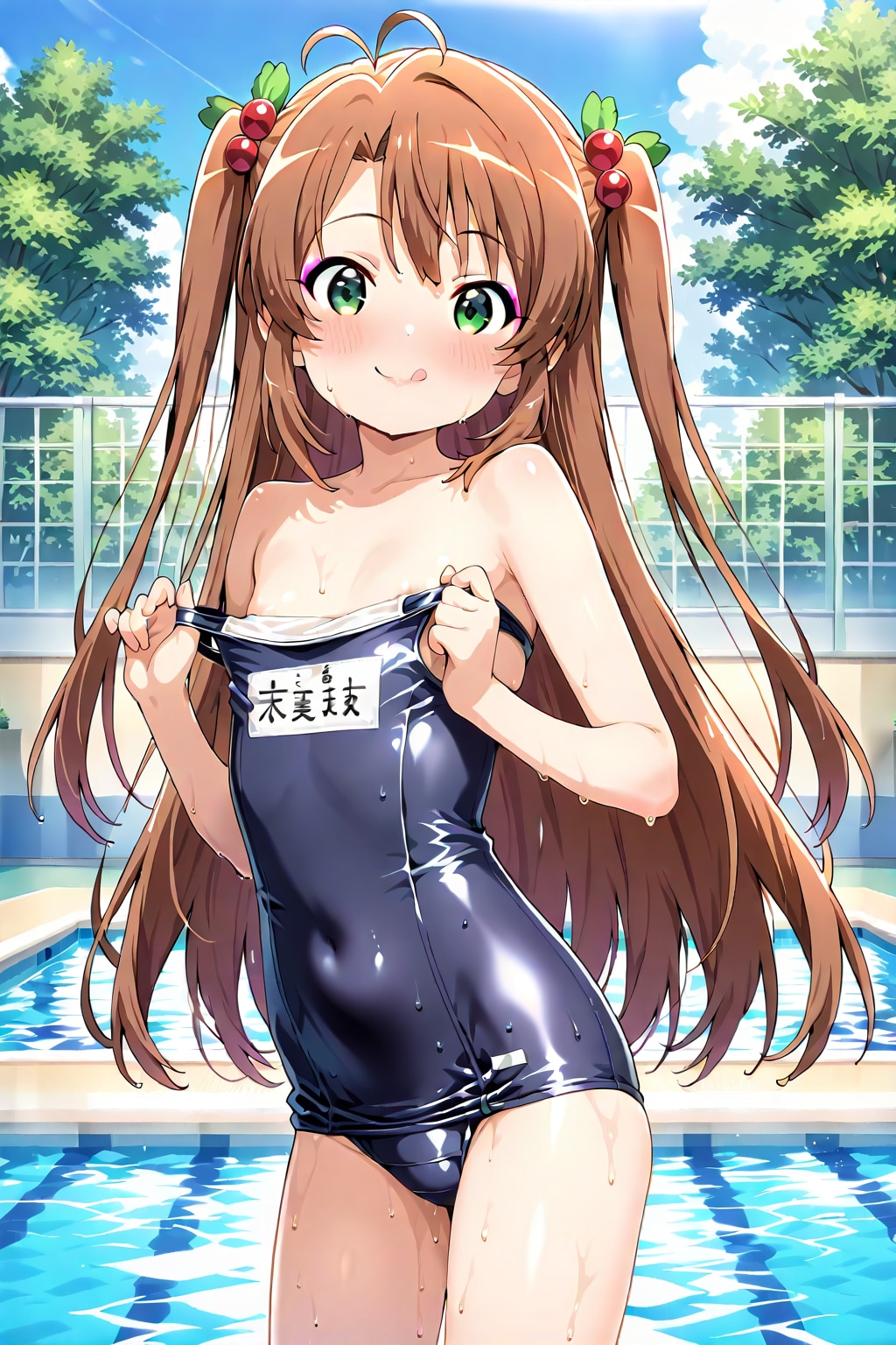スクール水着を脱ぎましょう⑨　こまちゃん（越谷小鞠）