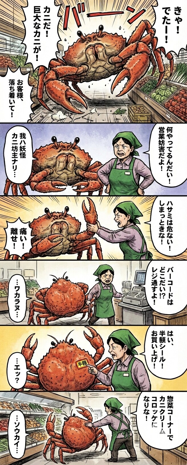 妖怪蟹坊主の対処法