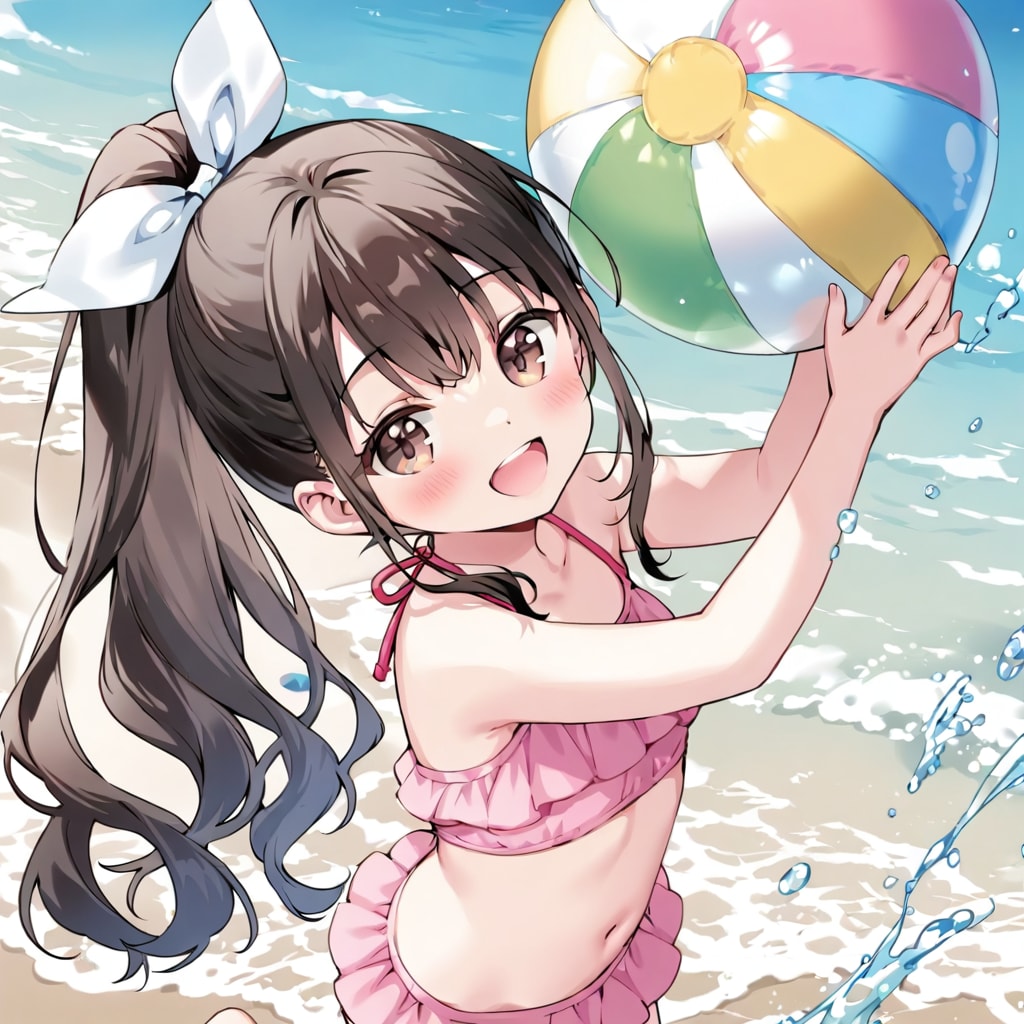 水着の少女