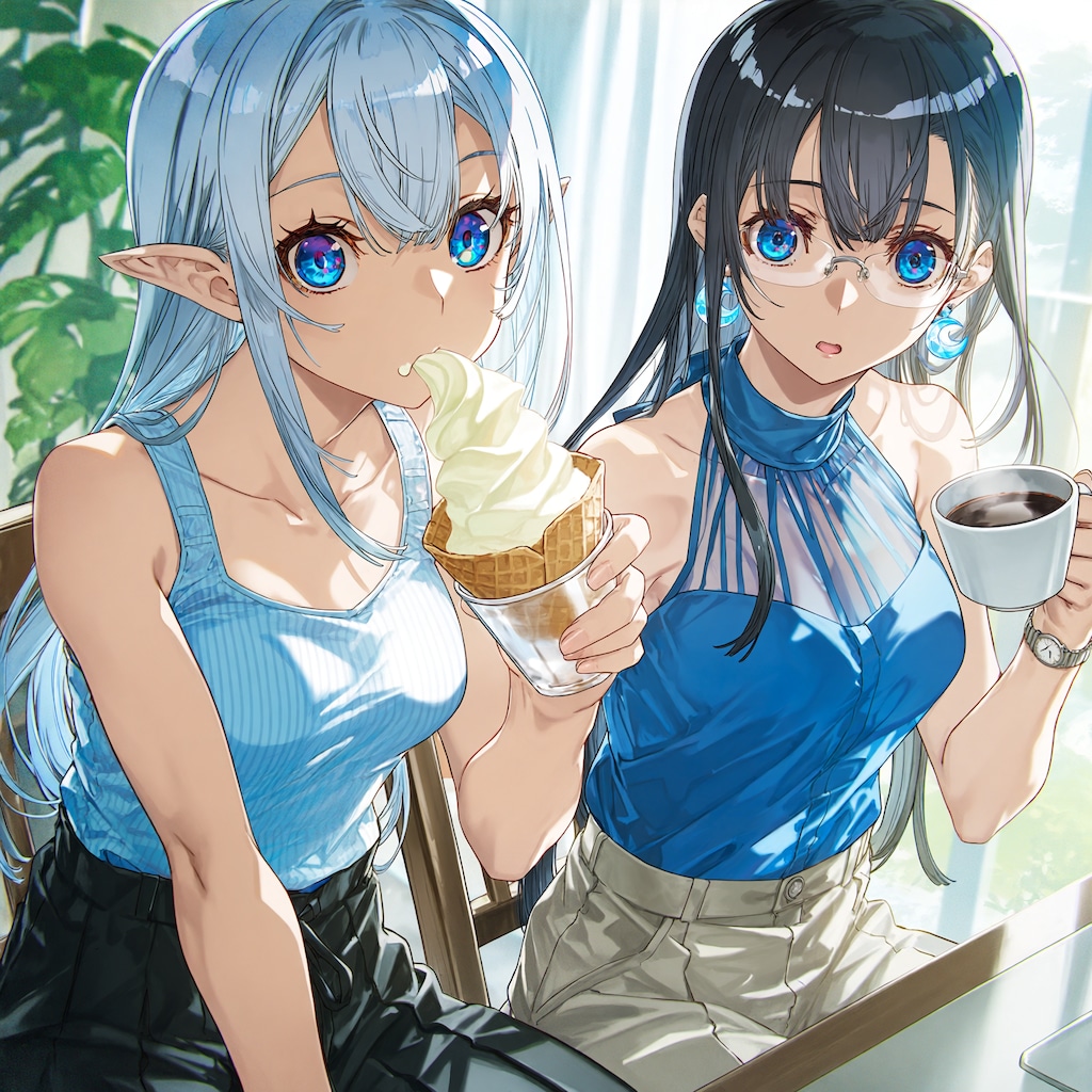 初めて食べるアイス