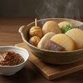 摩訶不思議食堂のおでんと田楽用味噌付き 3枚目