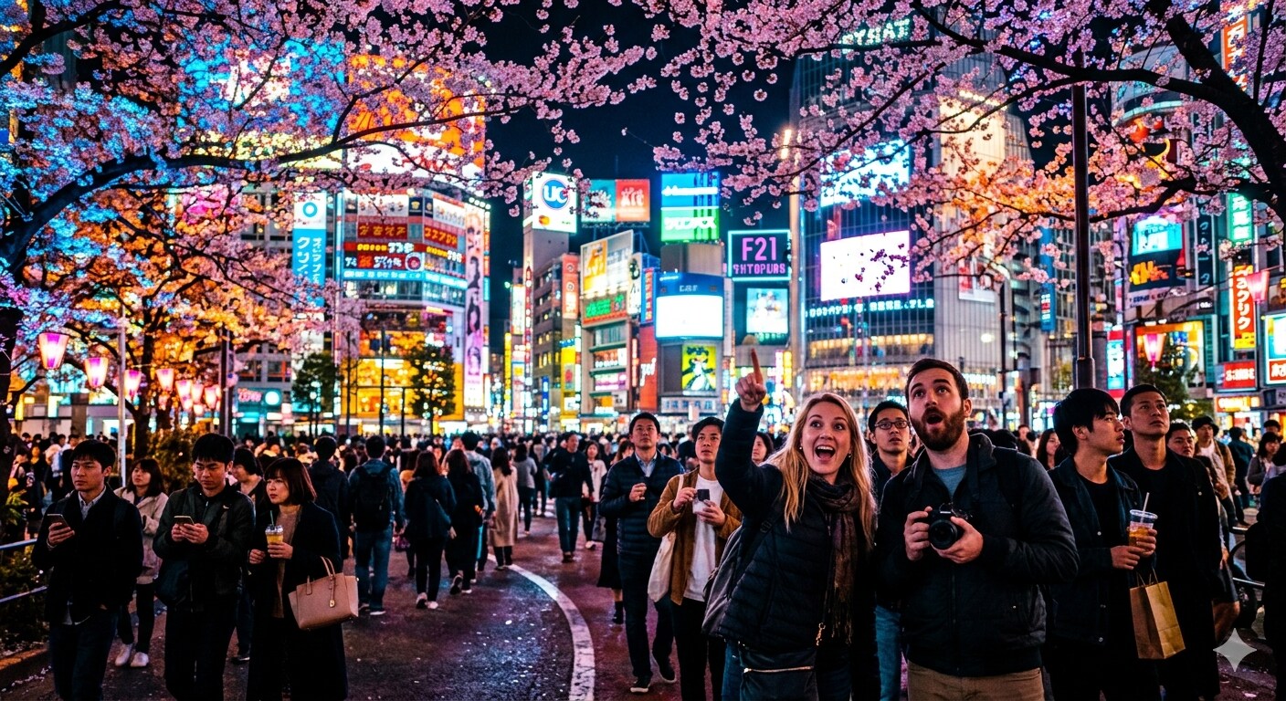 夜桜