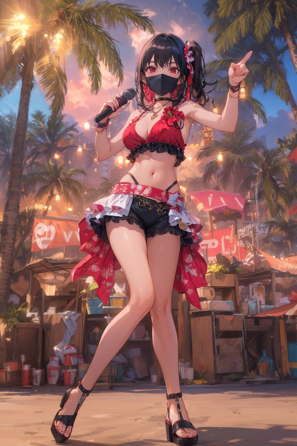 「(アイドルソングは楽しいなー)」