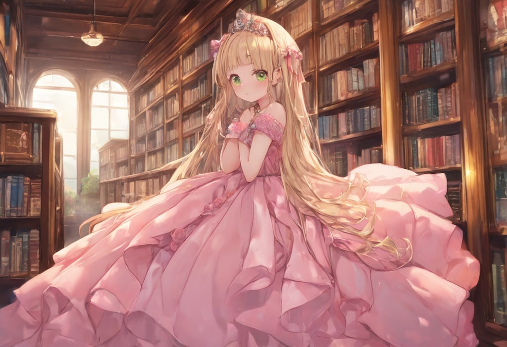 深夜の図書館 08/21