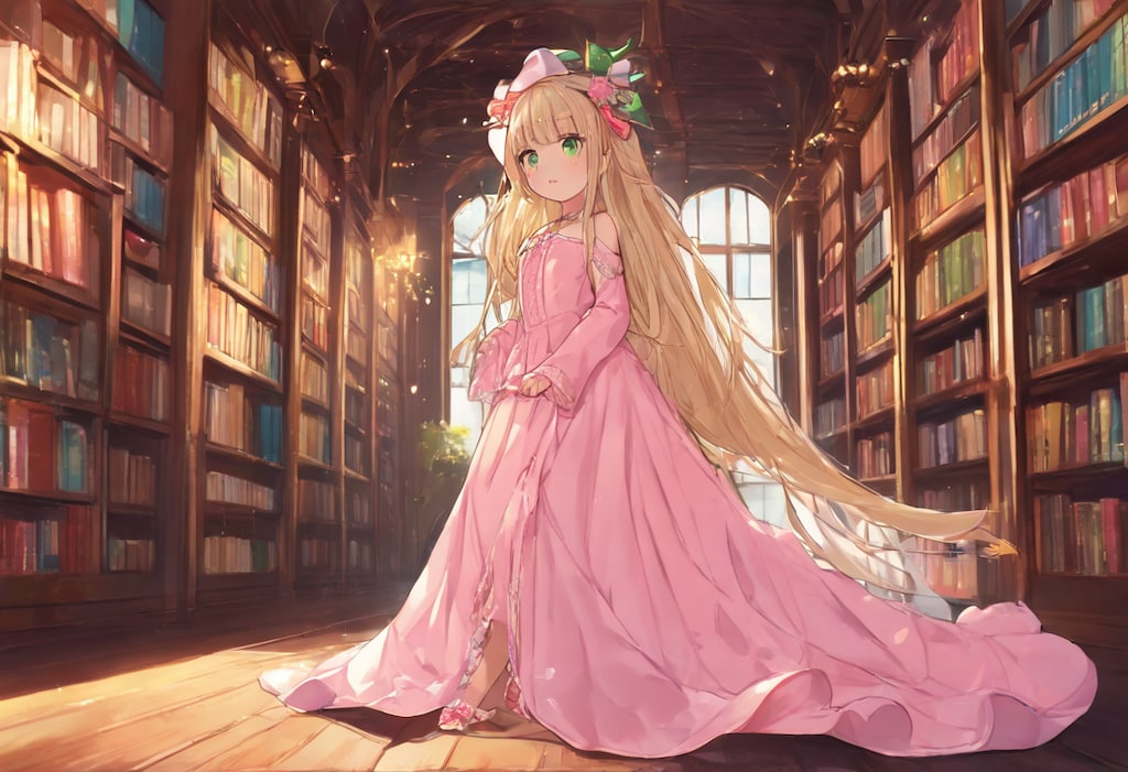 深夜の図書館 08/21