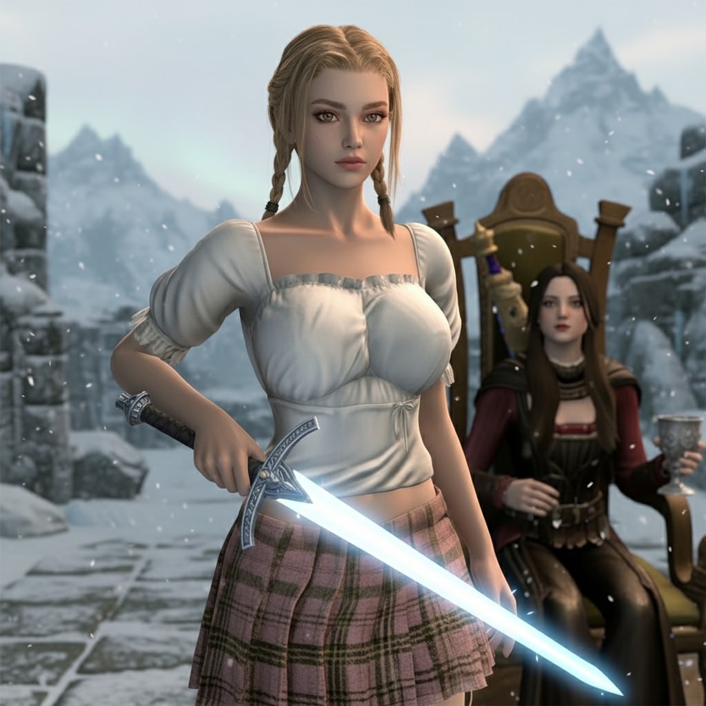 スカイリムの自分のキャラ