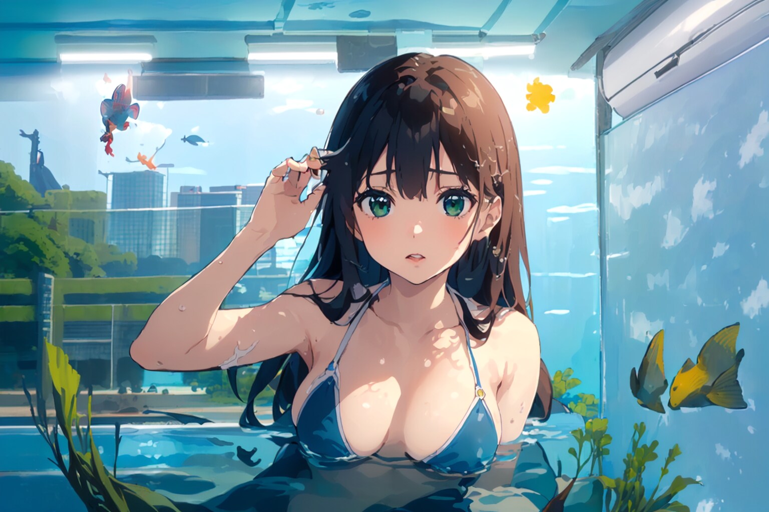 マジックミラー水槽