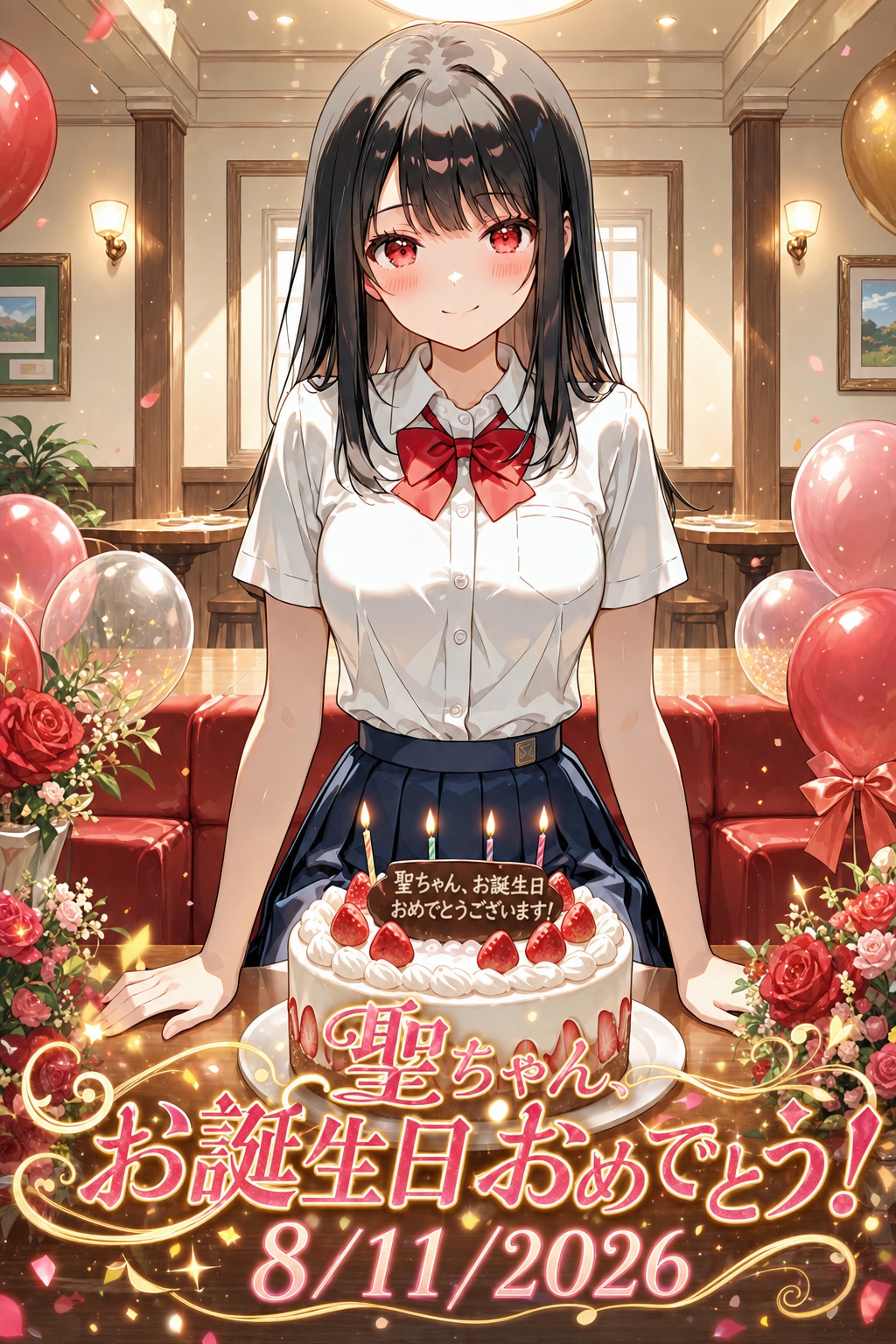 【誕生日FA】kimugairuさん所の清家 聖ちゃん、日向 レイちゃん