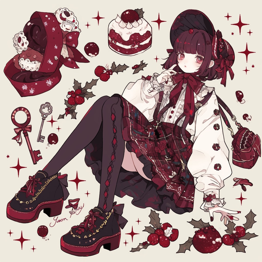 真紅の甘い魔法 | の人気AIイラスト・グラビア