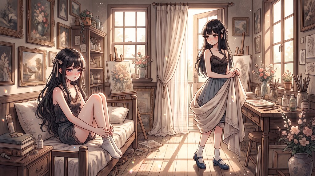 陽影画室の双姫