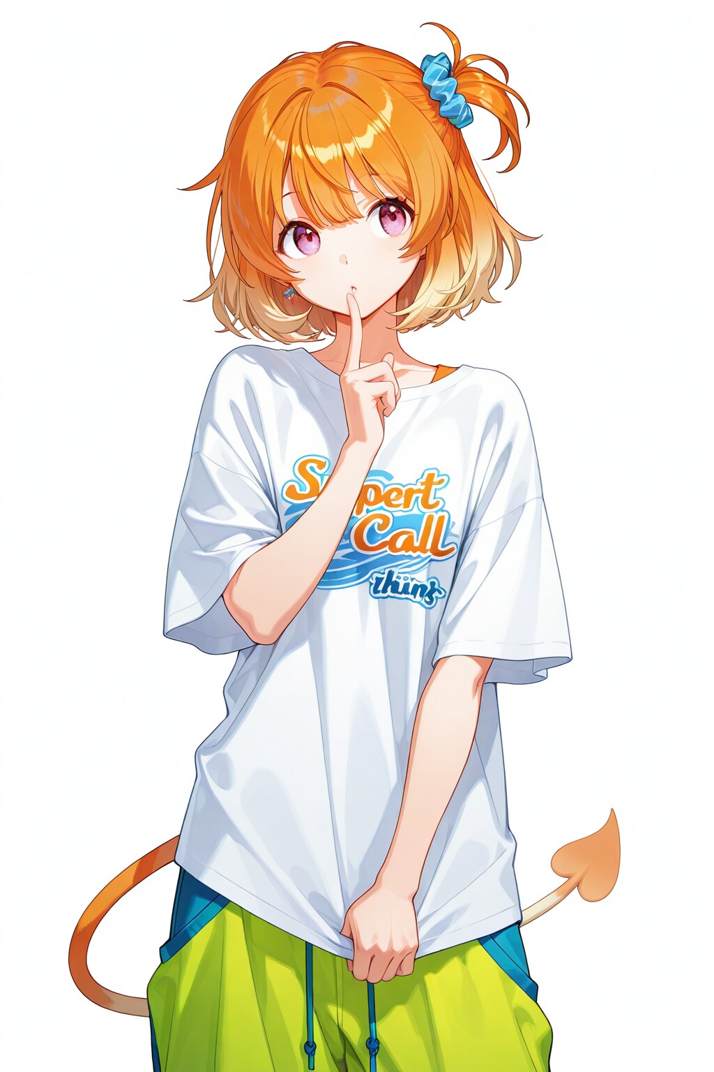 アホ毛　サイドテール