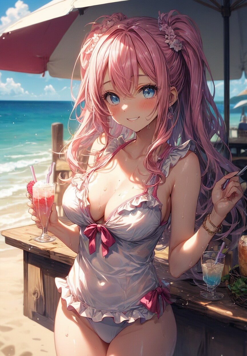 ピンク水着ちゃん