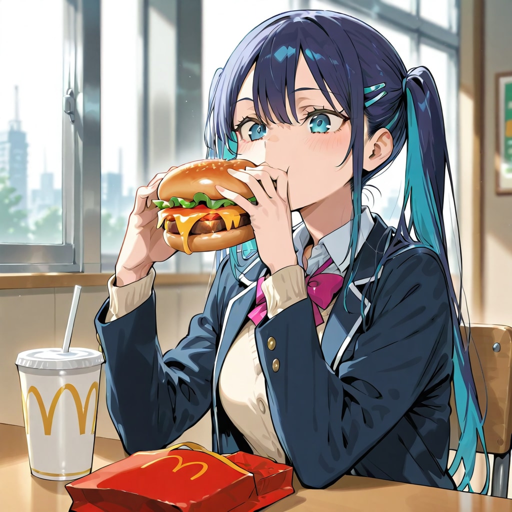 マクドナルドモグモグガール