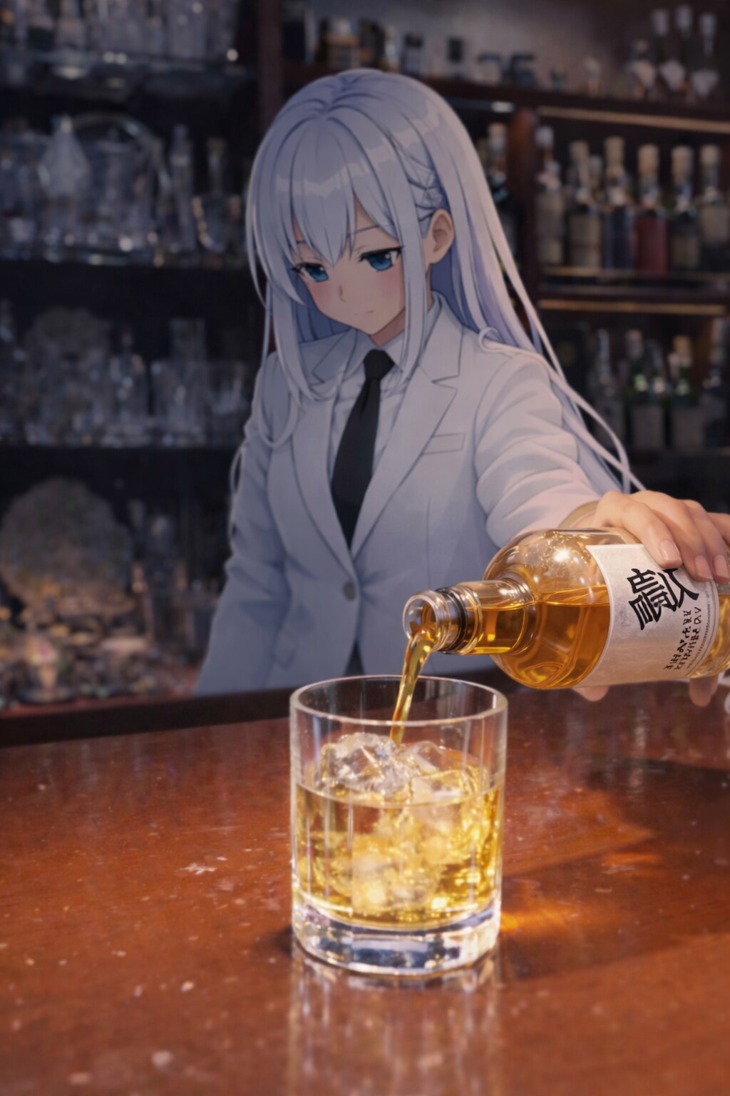 無言で差し出される一杯の響