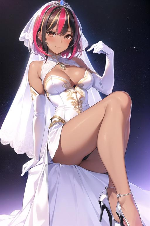 桐島カナ8（ウェディングドレス）