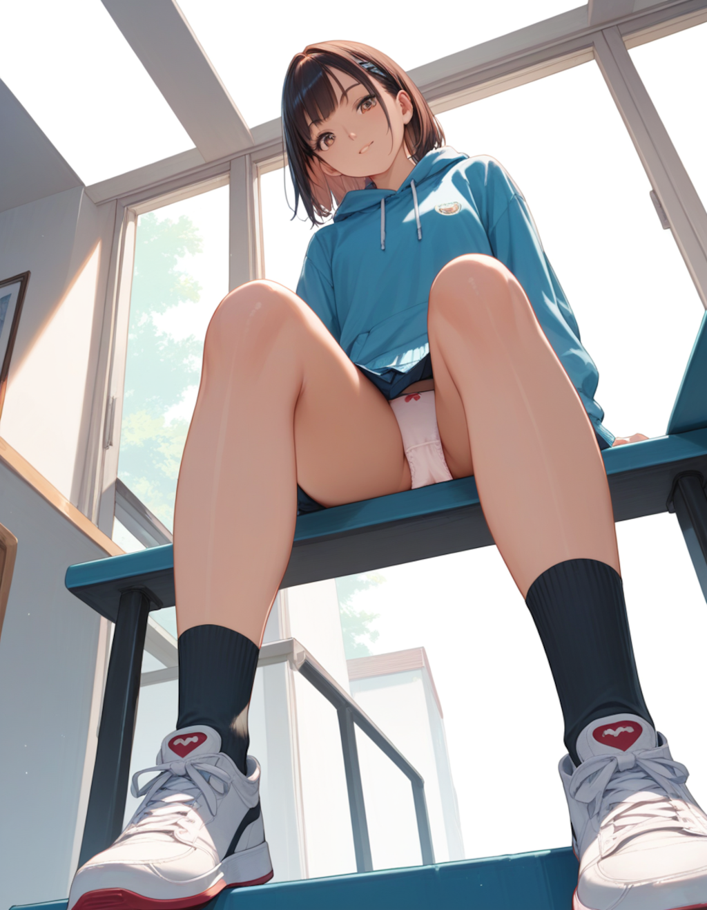 スニーカーと靴下とパ…