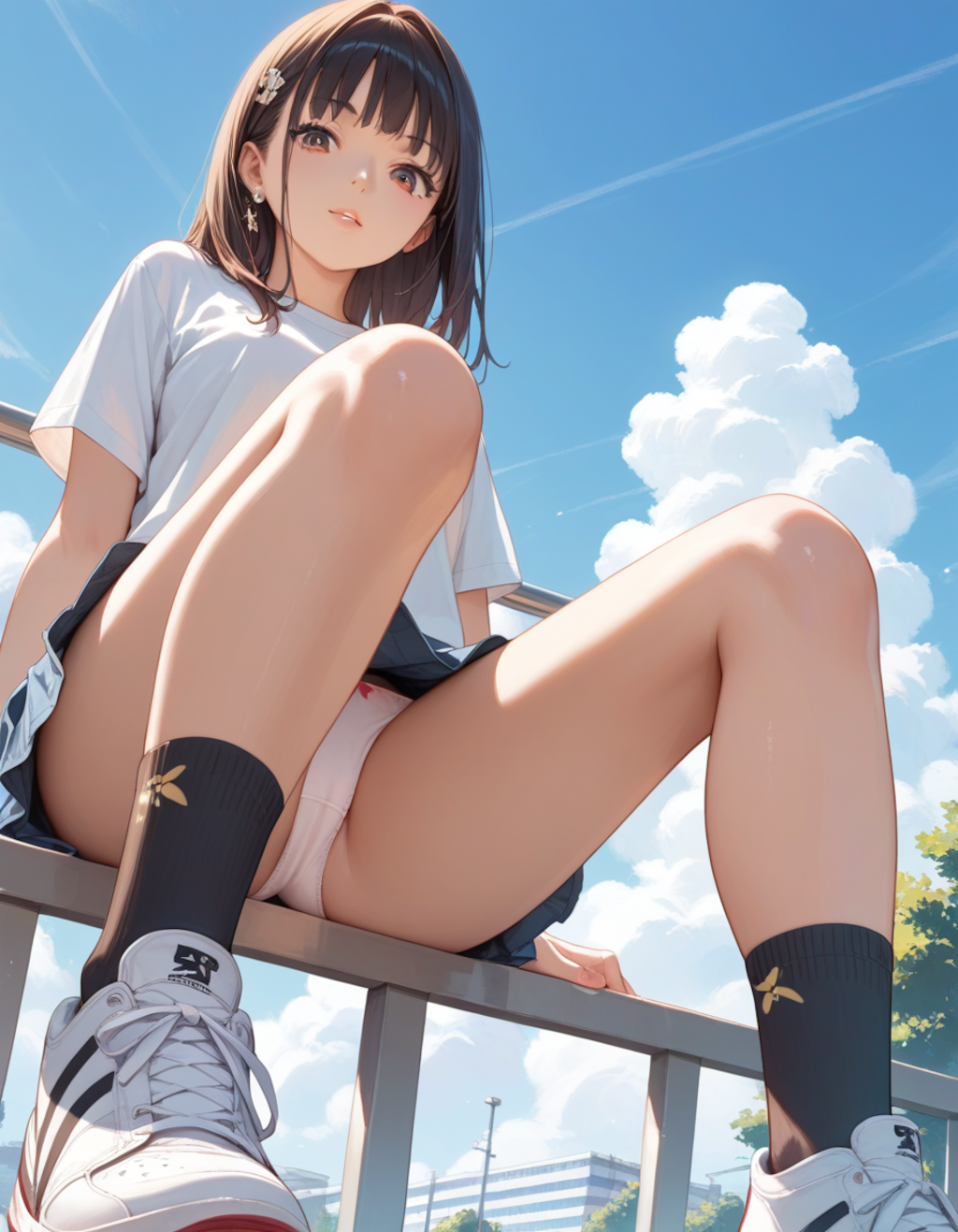 スニーカーと靴下とパ…