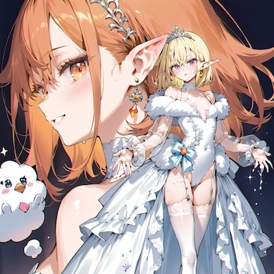 エルフなAPRICOTちゃん ※別衣装ver | の人気AIイラスト・グラビア