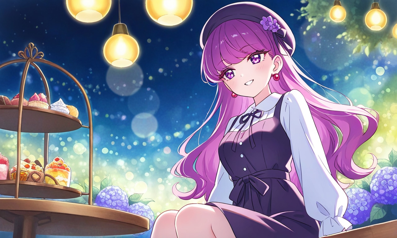 Purple cafe🍰琴爪ゆかり。 | の人気AIイラスト・グラビア