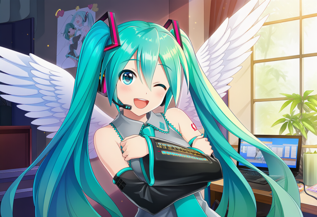 V4,5　VOCALOID　初音ミク　えれくとりっく・えんじぇぅ