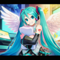 V4,5　VOCALOID　初音ミク　えれくとりっく・えんじぇぅ 2枚目