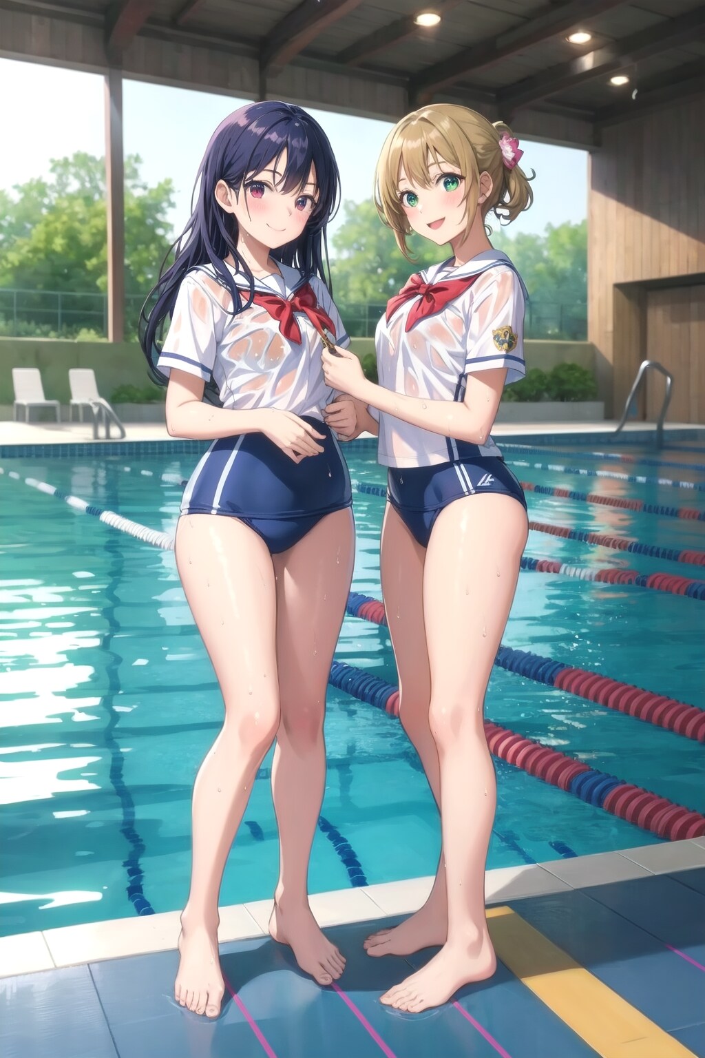 着衣水泳