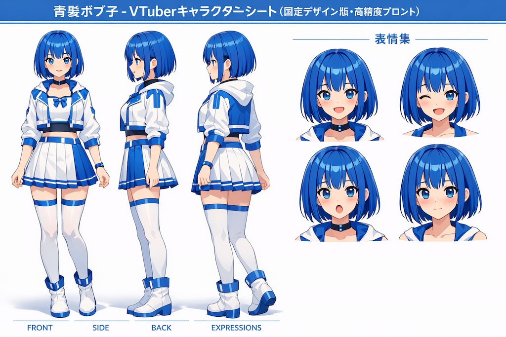 青髪ボブ子ちゃんVTuber化