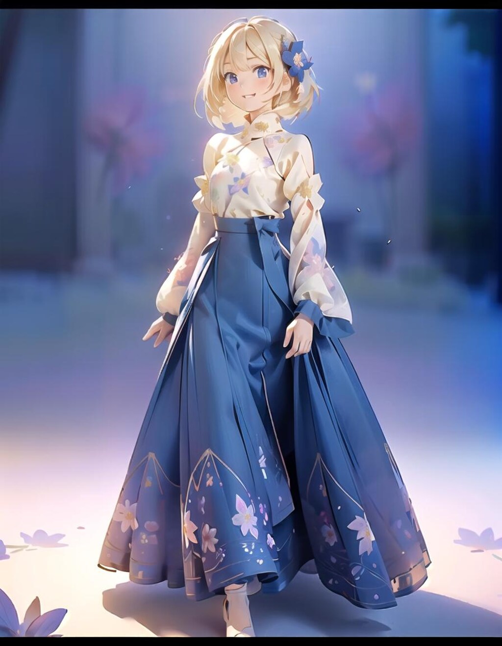 フラワー・ロングスカート