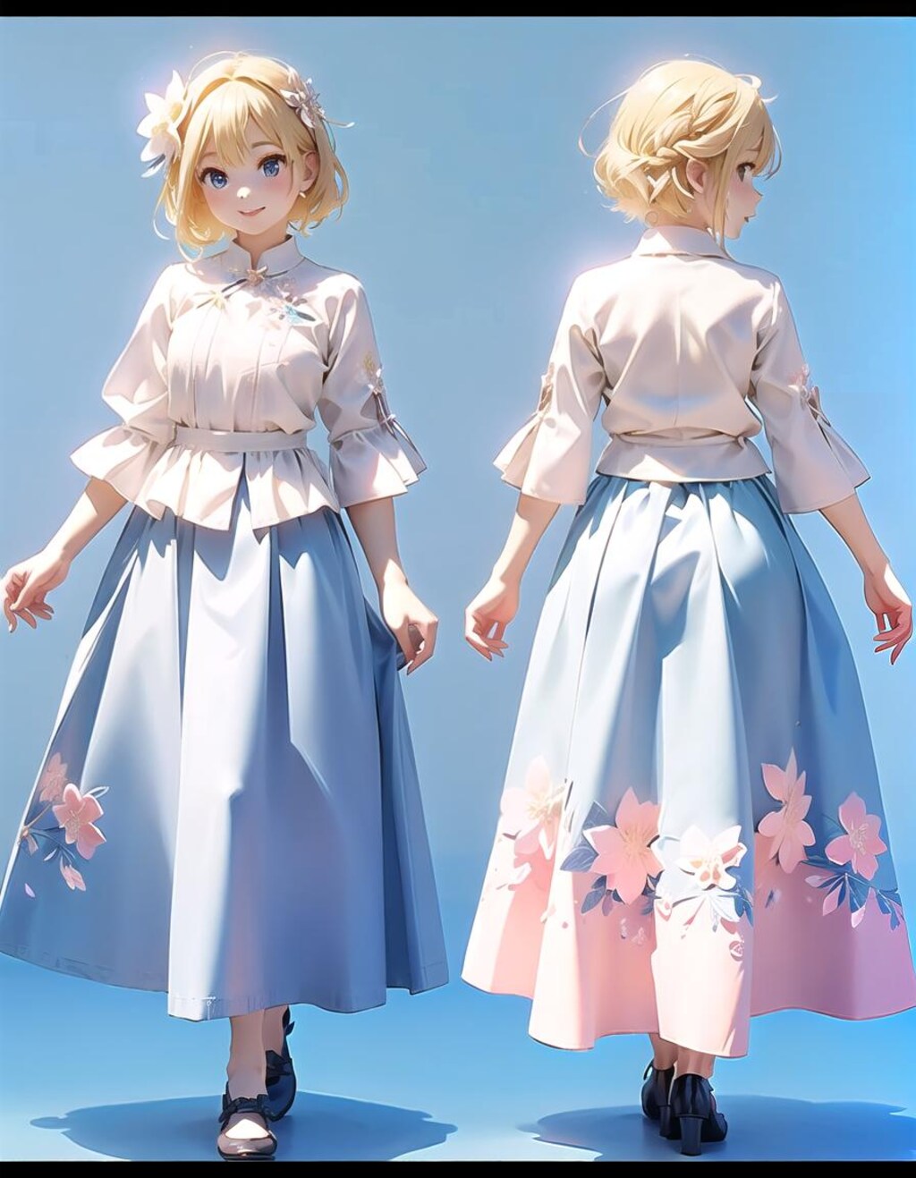 フラワー・ロングスカート