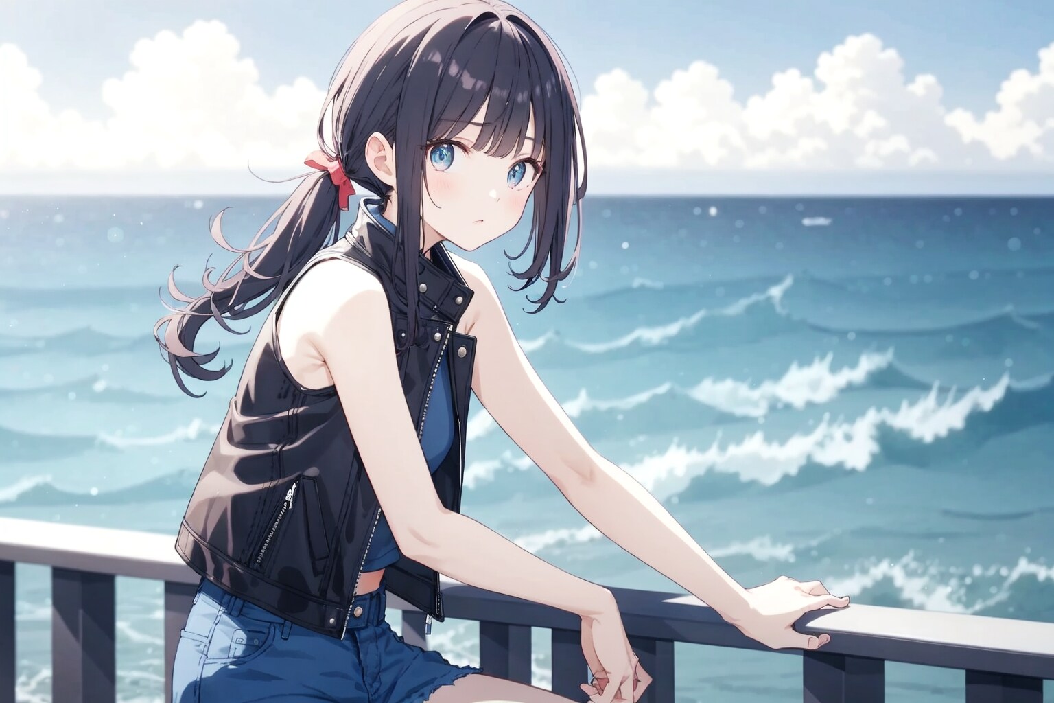 海に来た | の人気AIイラスト・グラビア