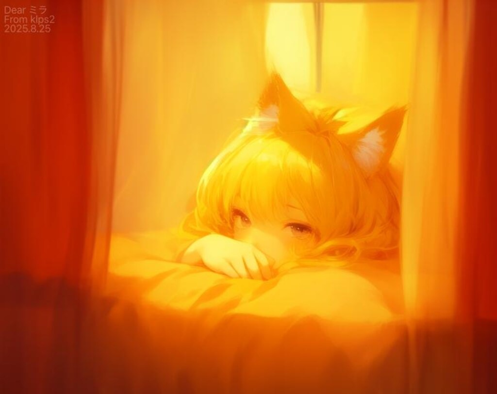 外に出たくないミラさん