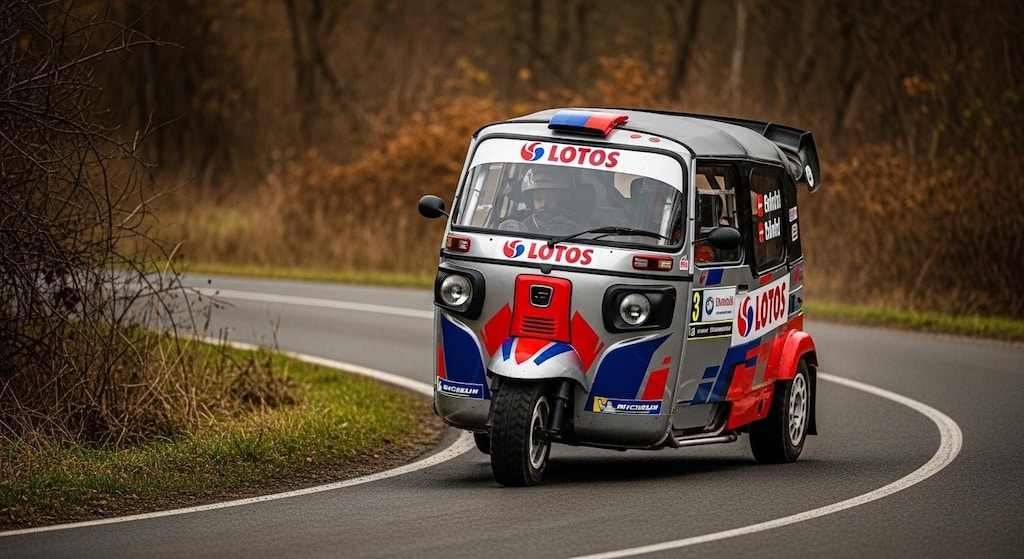 オート三輪ラリーカー