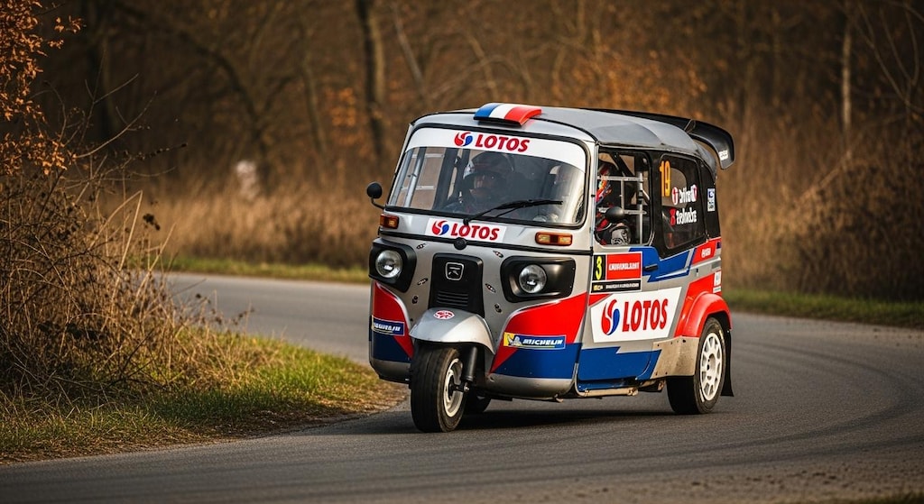 オート三輪ラリーカー