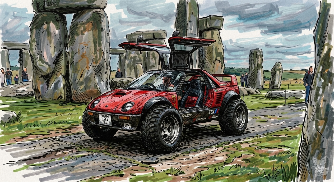 1994年型suzuki cara(改) | の人気AIイラスト・グラビア