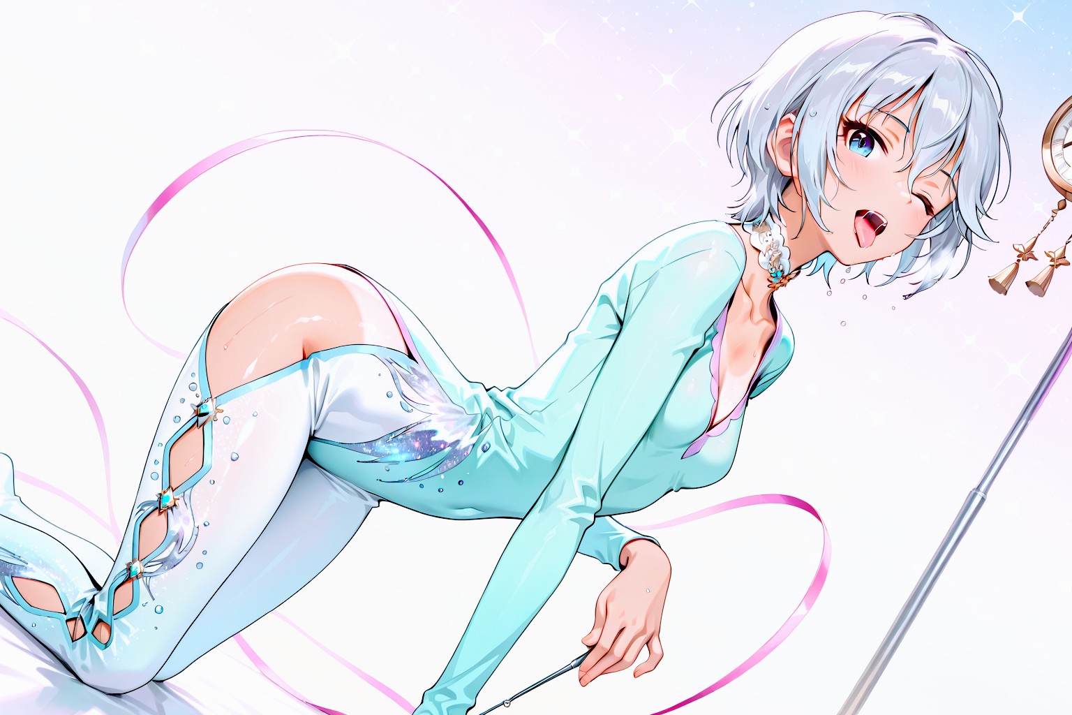 パステルカラーレオタード