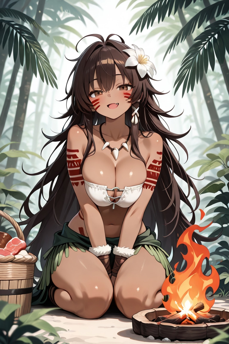 原始キャンプ