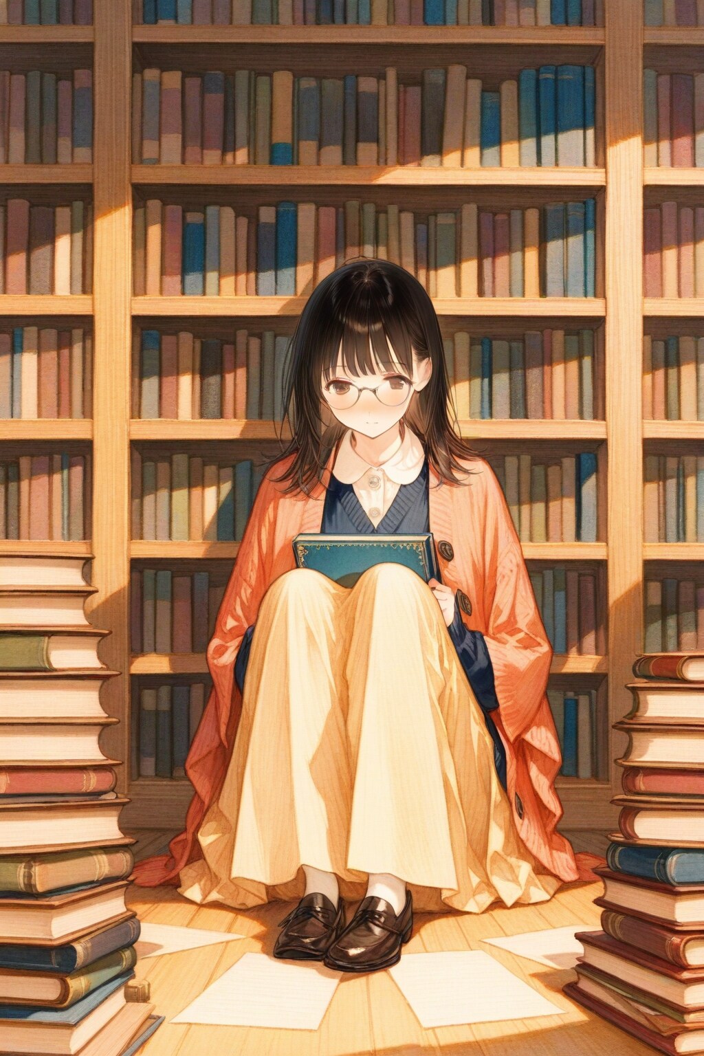 図書館でこんにちは