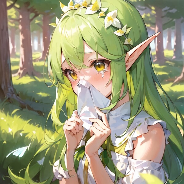 花粉症のエルフ