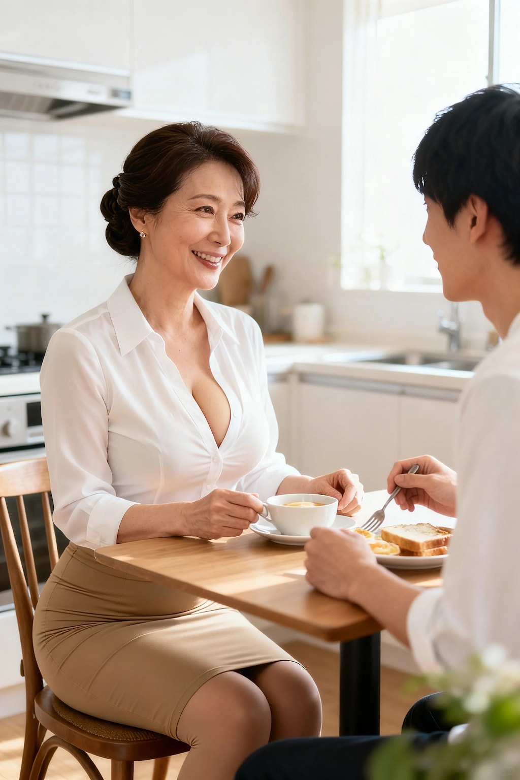 熟れた母親は女校長
