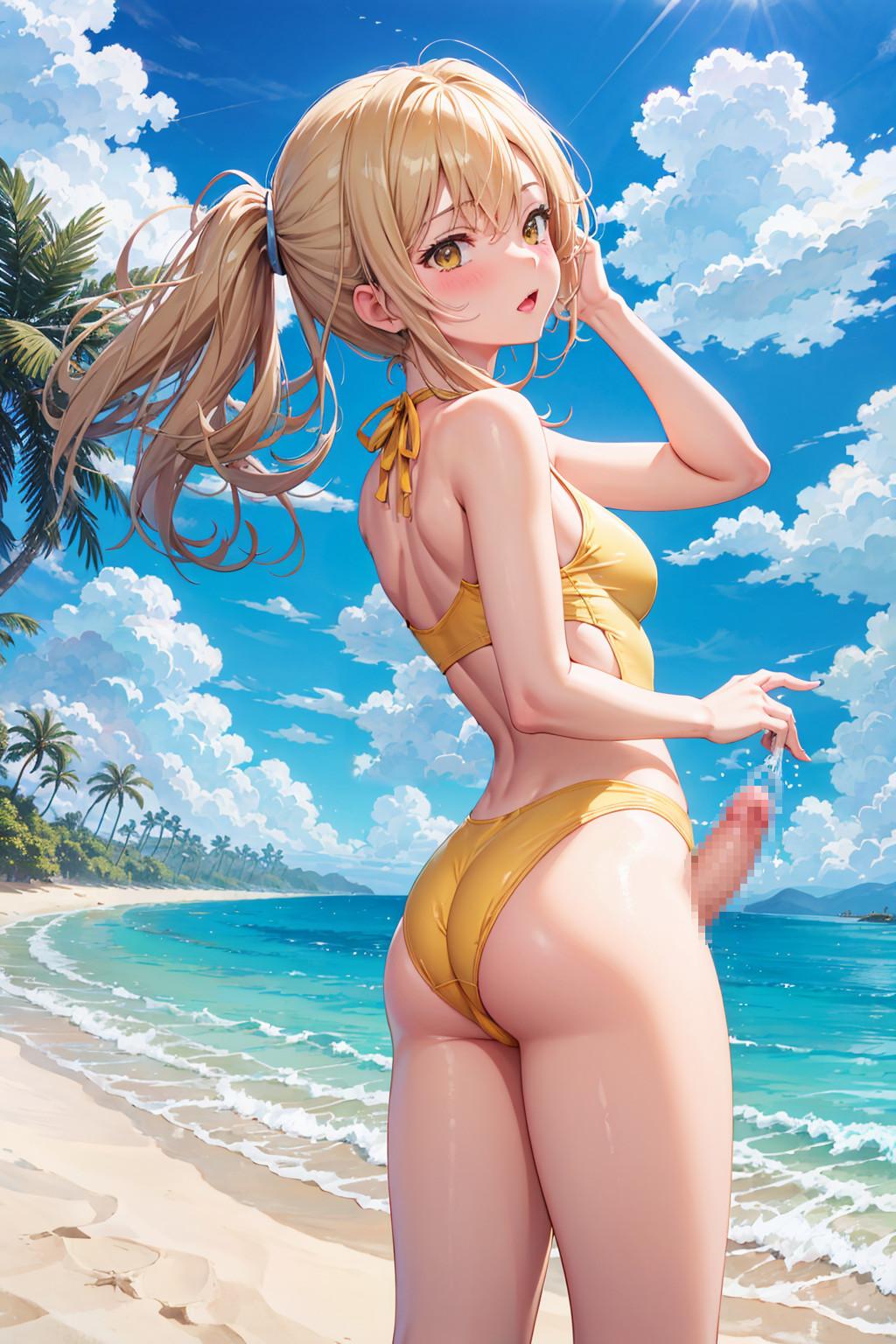 後ろ姿もいいでしょ？