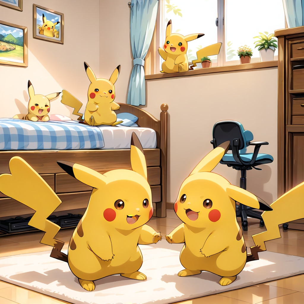 ピカチュウ　部屋にたくさん　2025/12/26