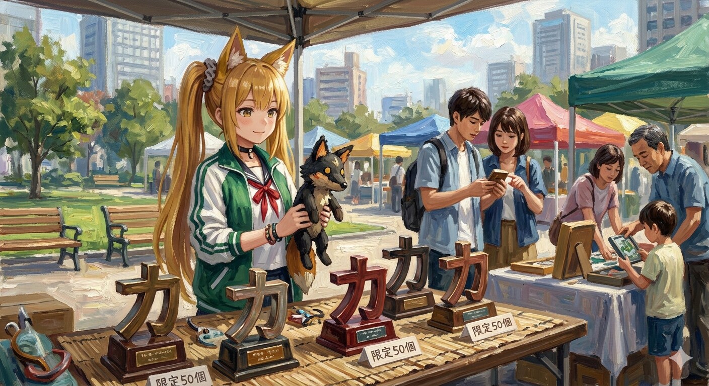 フリマで出店しているあの人。限定50で〜す！