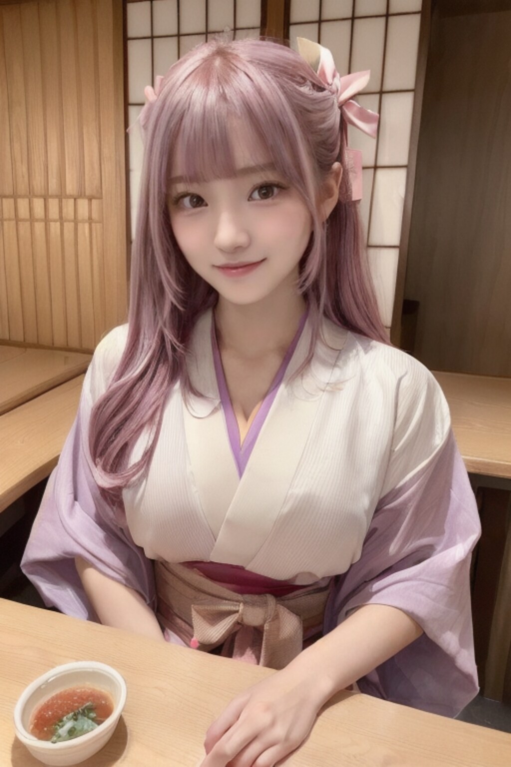 定食屋の看板娘