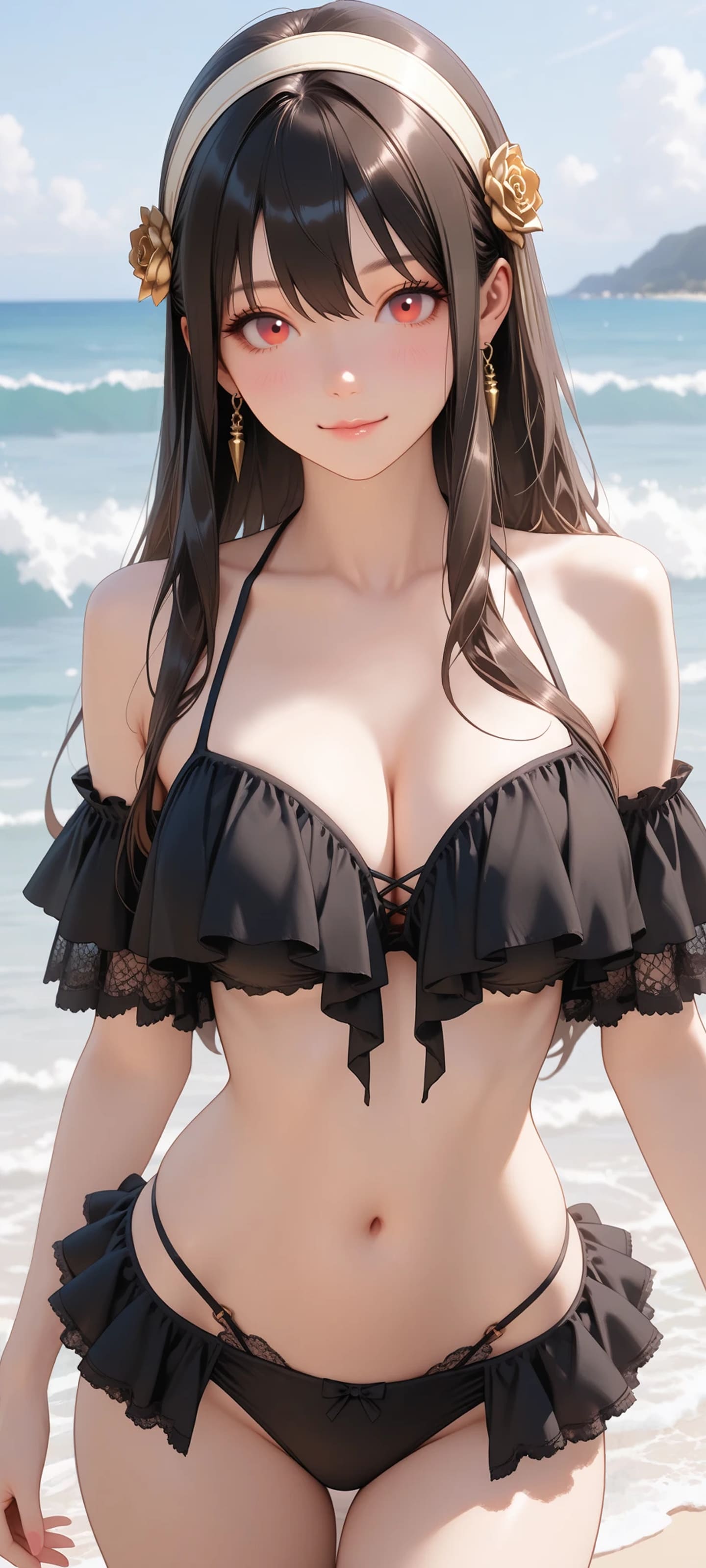 ヨル・フォージャー フリル水着