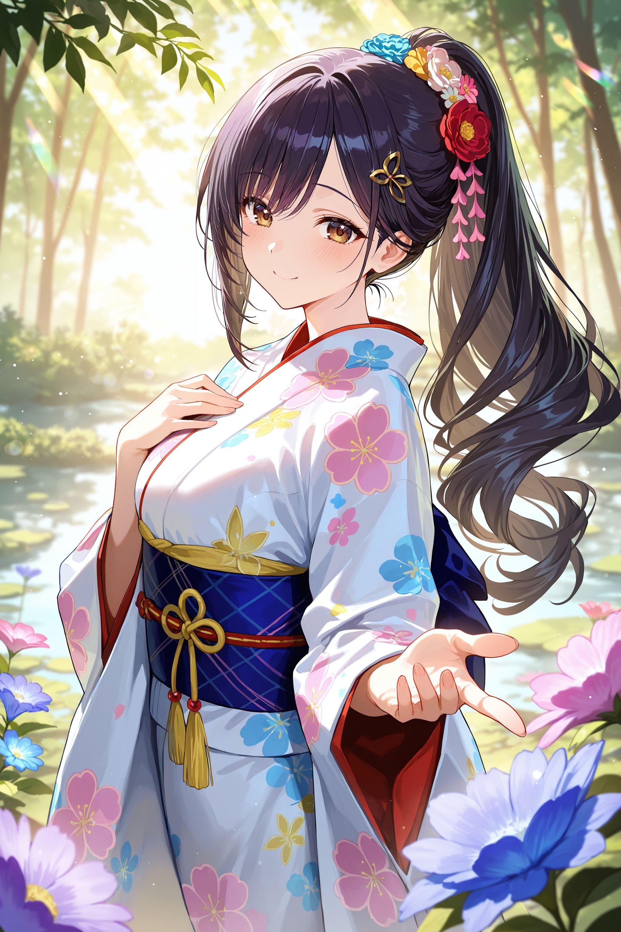 異世界の女神さま（アマテラスさん）） | の人気AIイラスト・グラビア