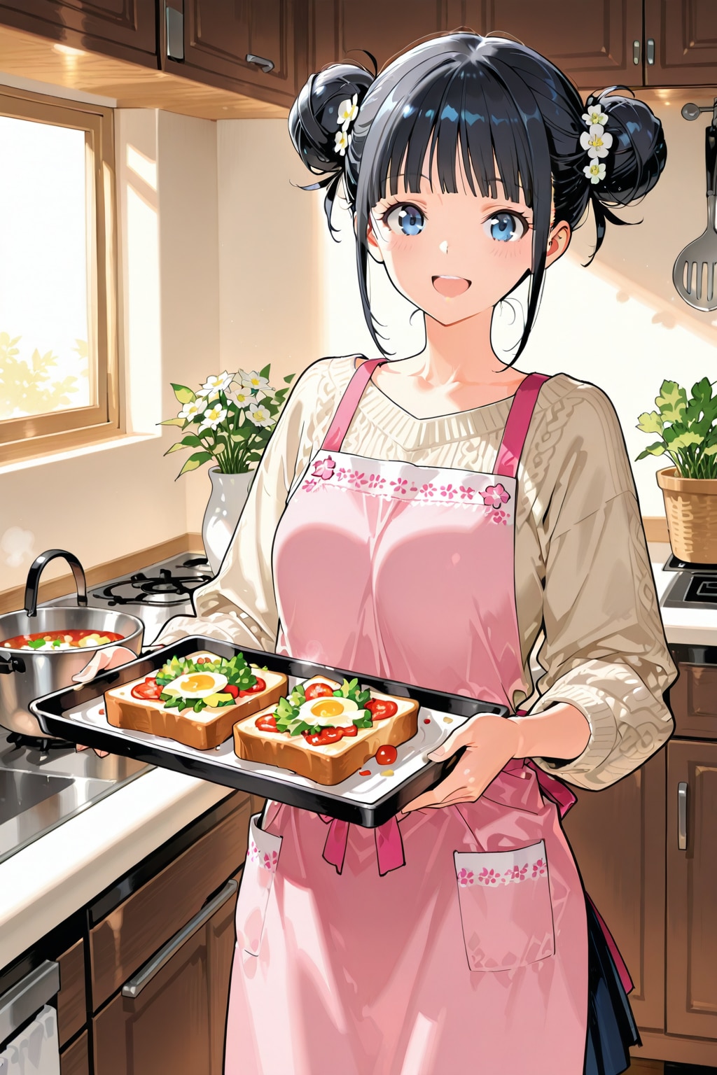 おだんごちゃん🍡✨と朝ごはん🍚✨　3/25